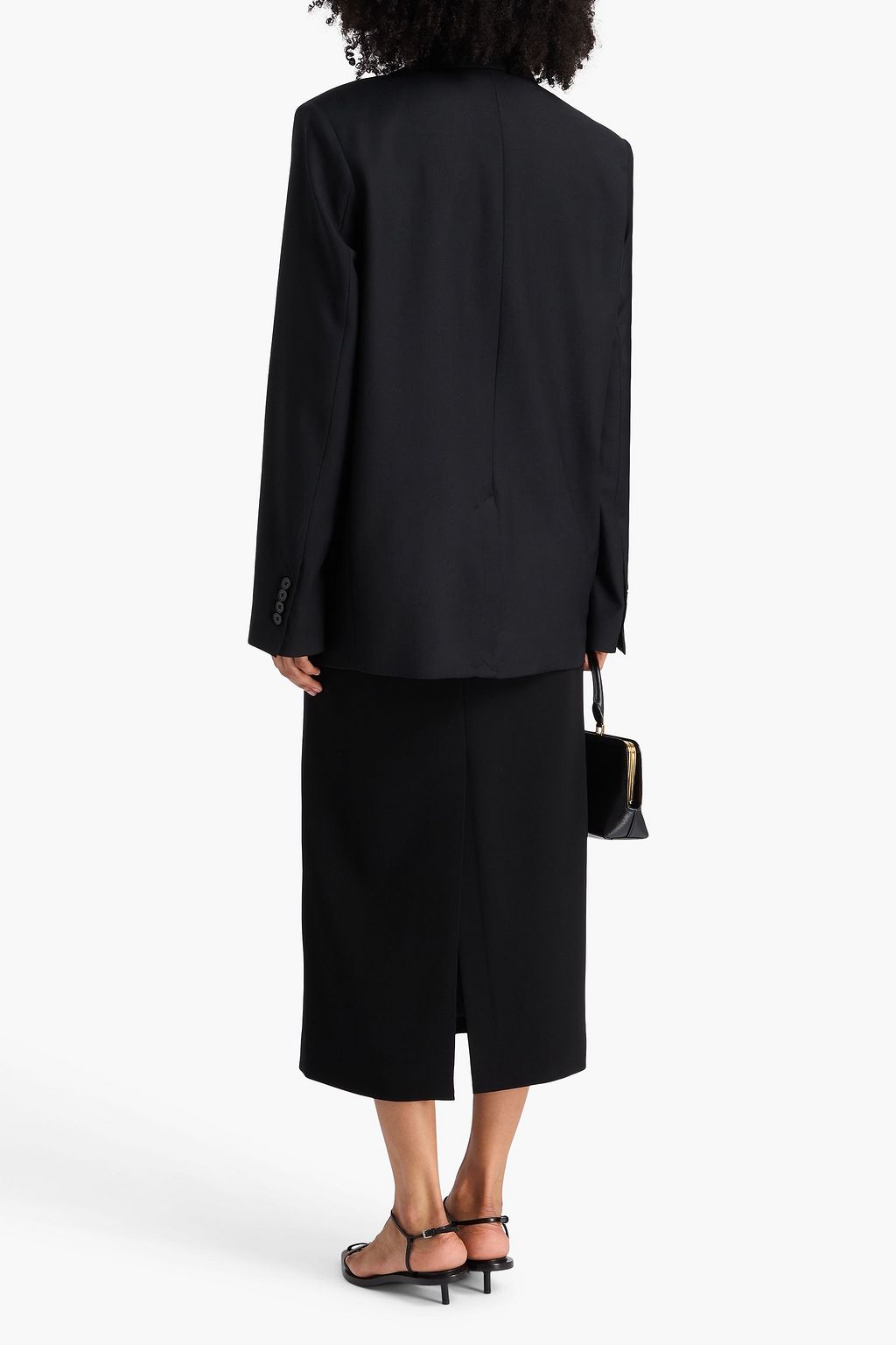 LOULOU STUDIO Donau double-breasted wool-twill blazer