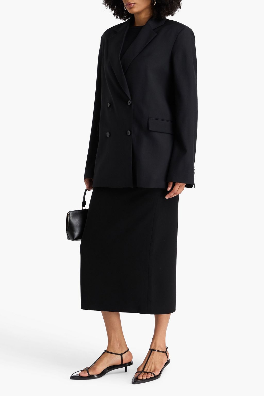 LOULOU STUDIO Donau double-breasted wool-twill blazer