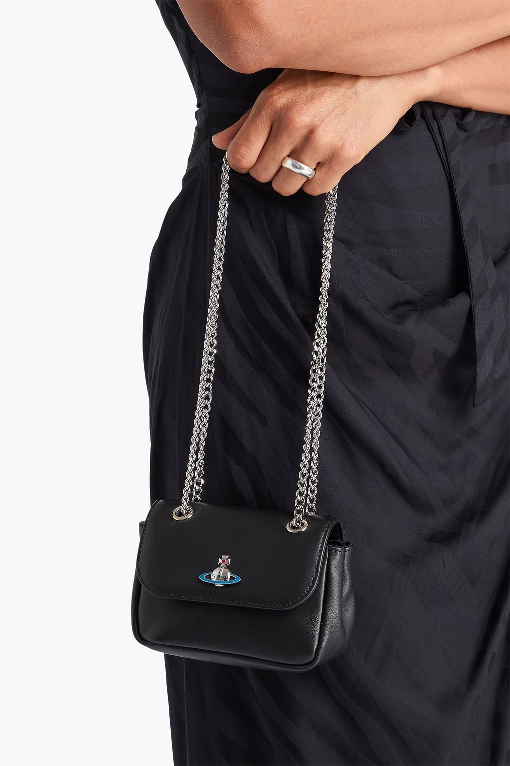 VIVIENNE WESTWOOD Schultertasche aus Leder