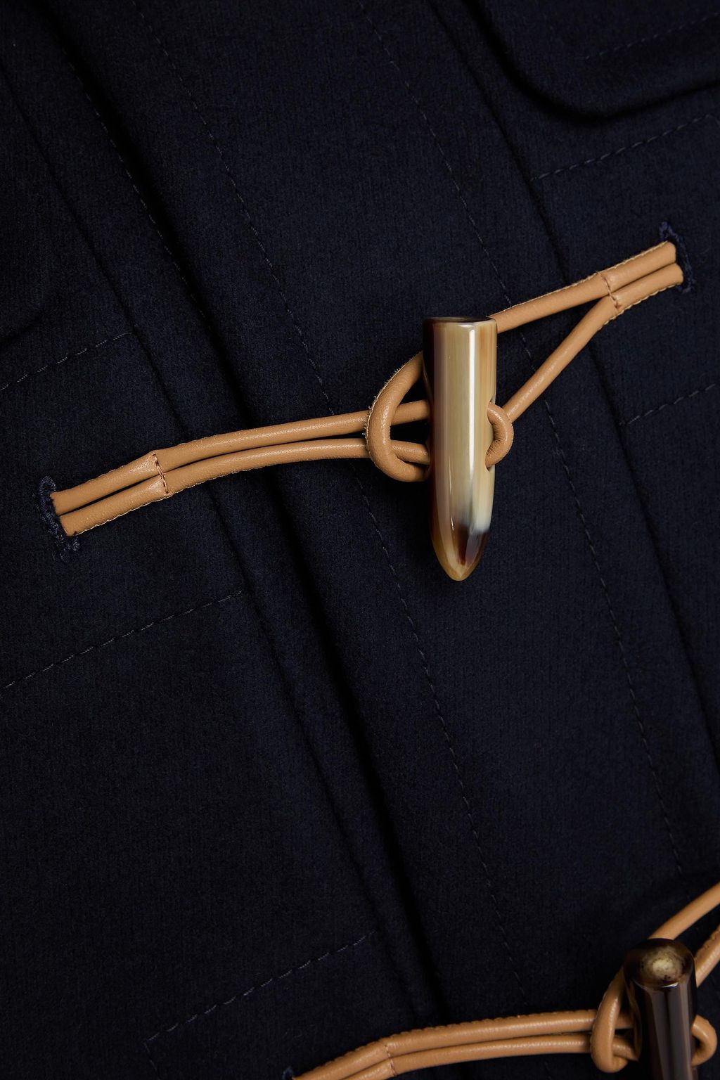 VICTORIA BECKHAM Wool-felt hooded coat