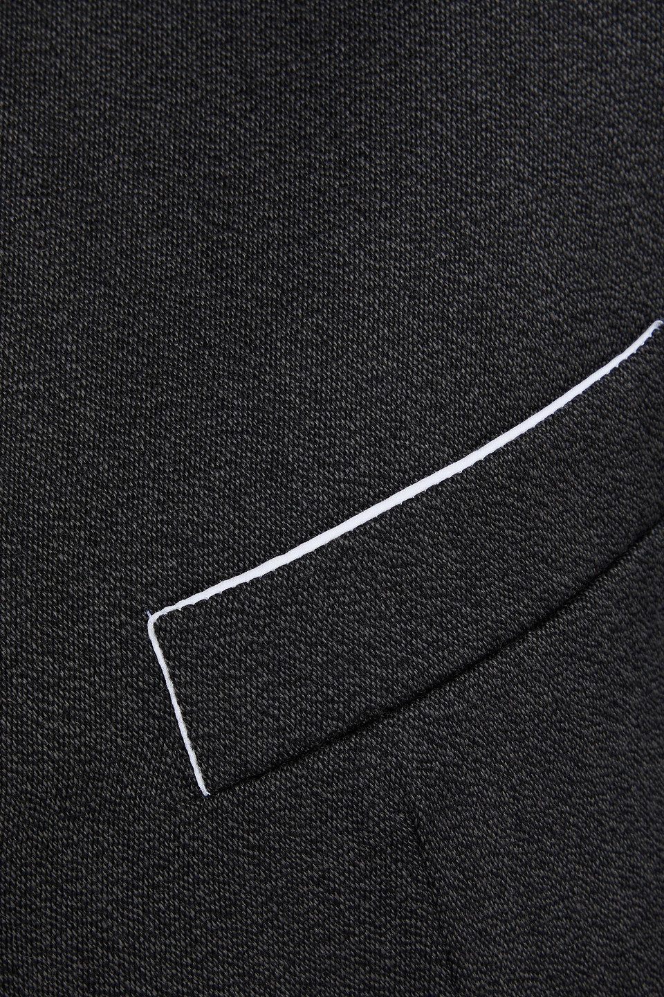 Victoria Beckham Belted Wool-twill Blazer In Gray