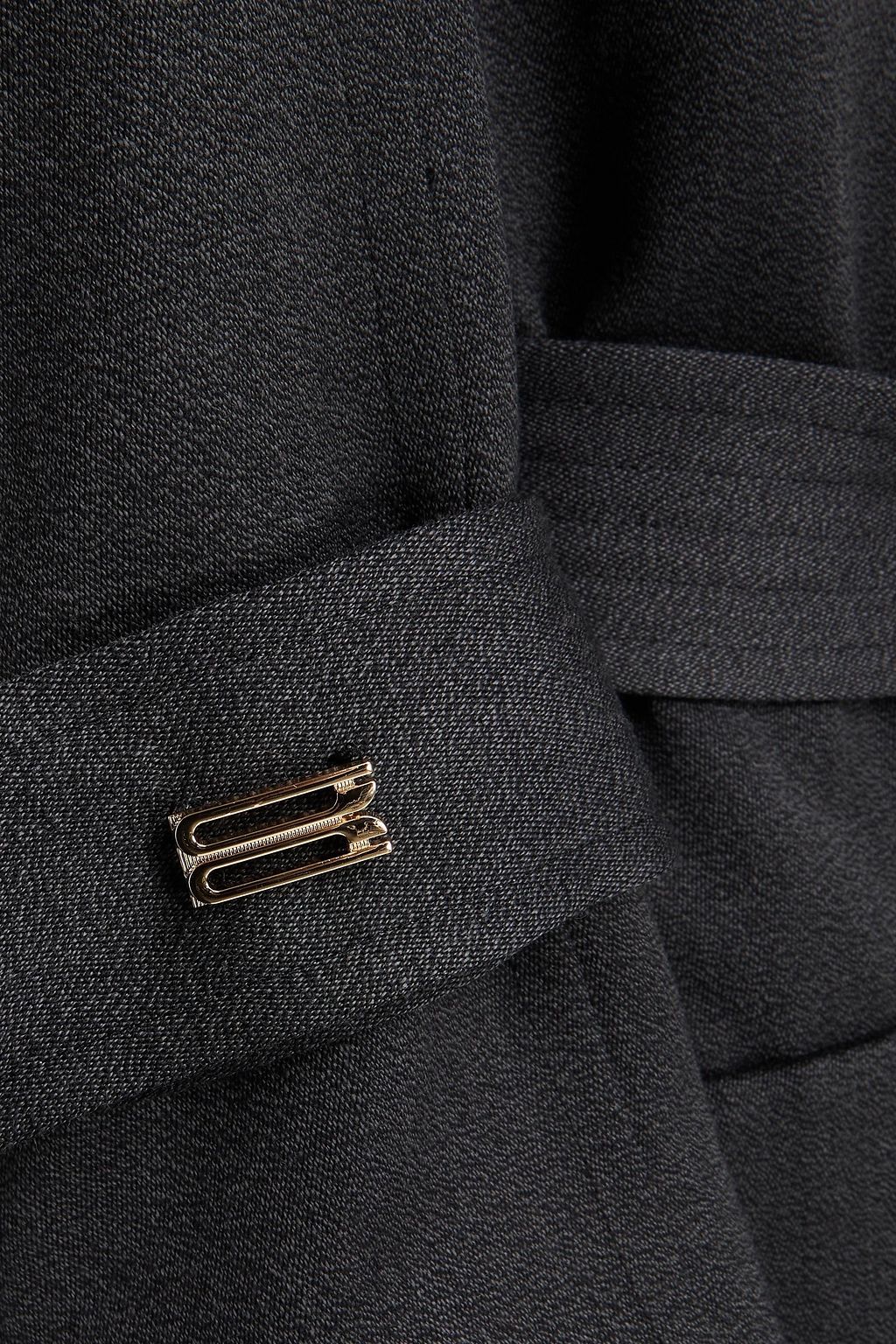 VICTORIA BECKHAM Wool-twill trench coat