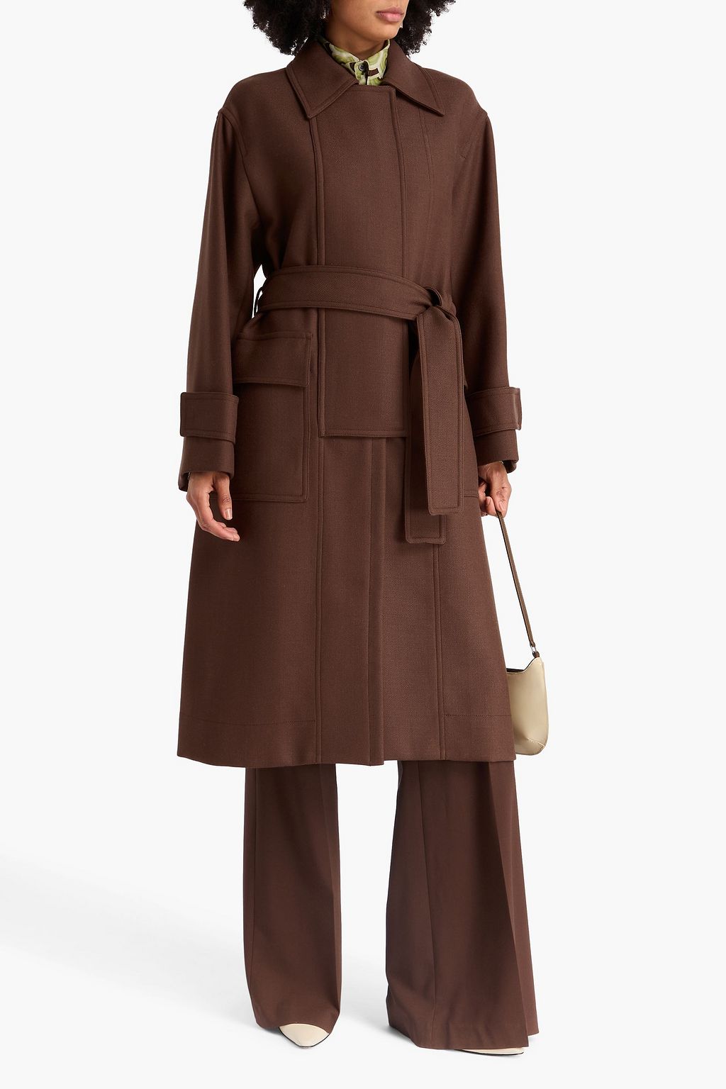 JOSEPH Louise wool-blend twill coat