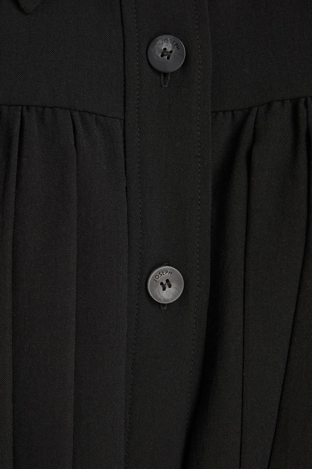 JOSEPH Arcade crepe midi shirt dress