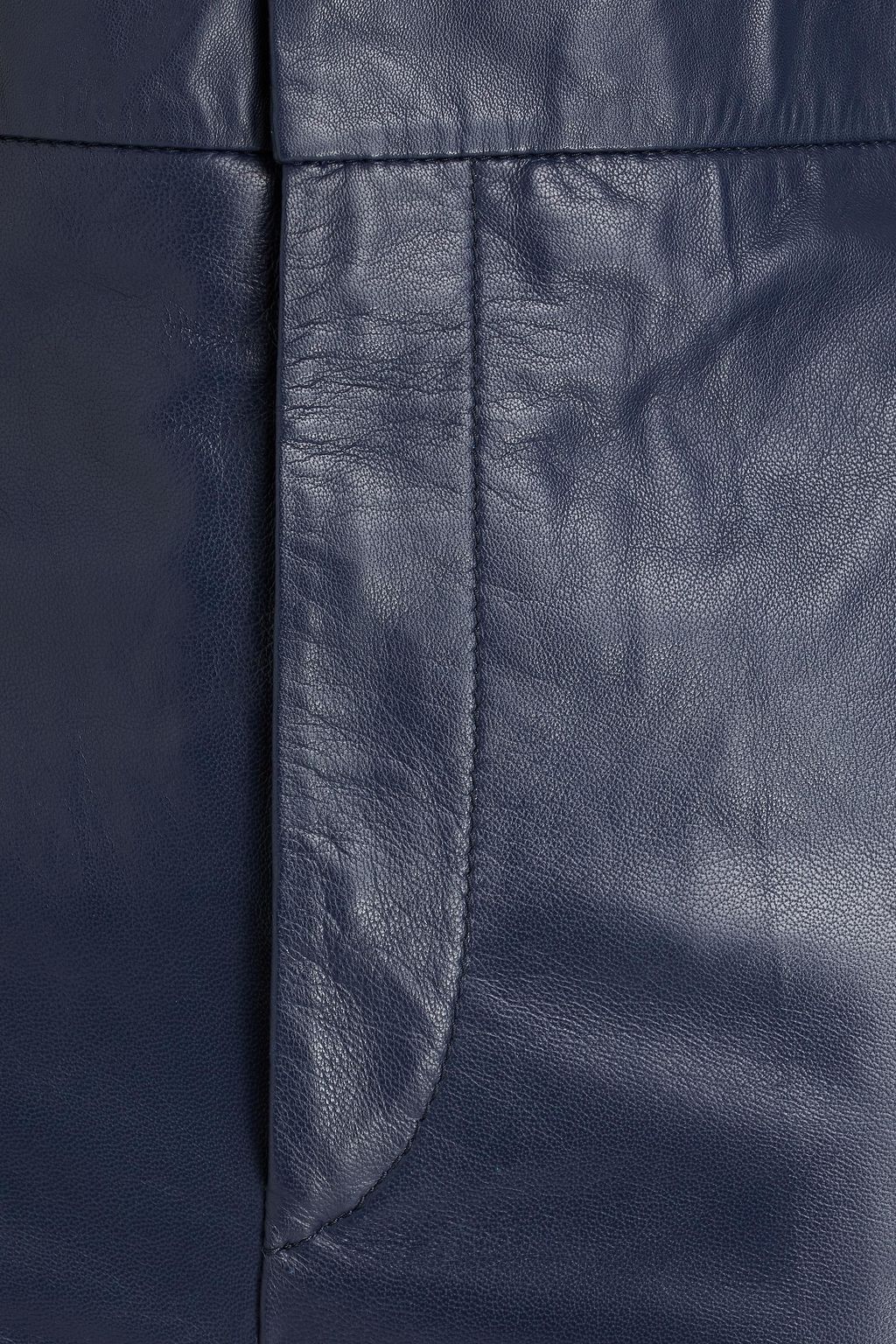 VICTORIA BECKHAM Leather flared pants