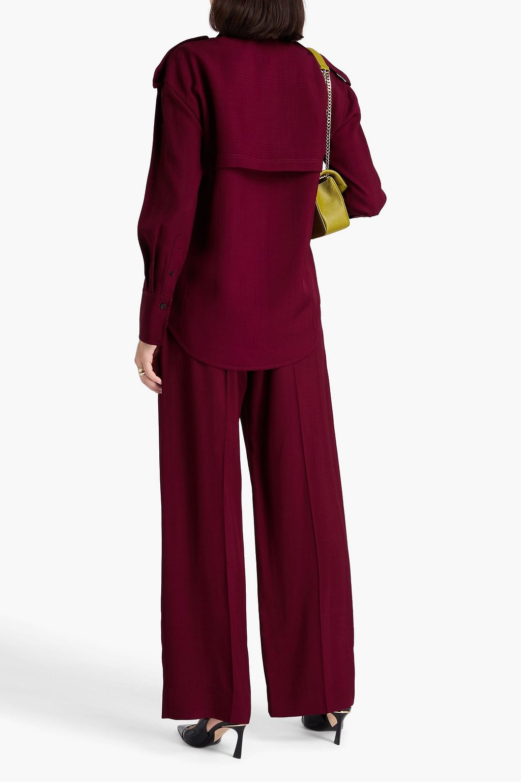 VICTORIA BECKHAM クレープ シャツ