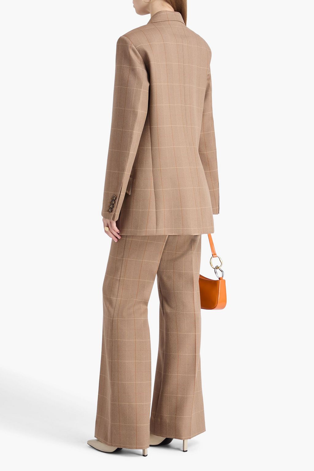 VICTORIA BECKHAM ウール ブレザー チェック