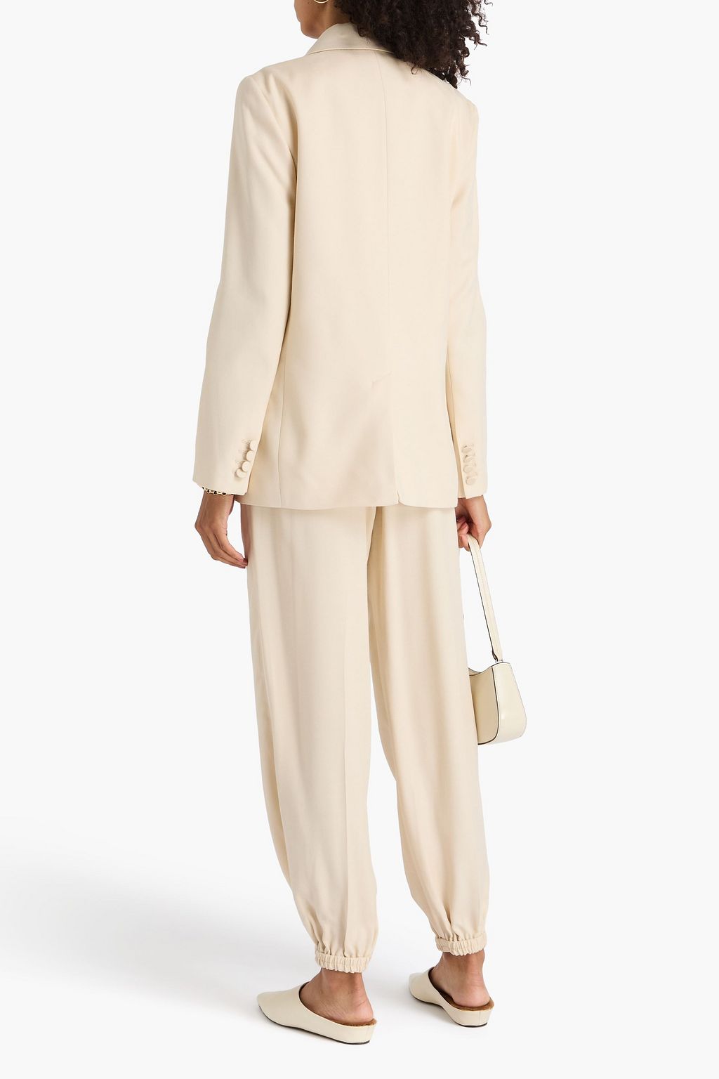 JOSEPH Jaden double-breasted twill blazer