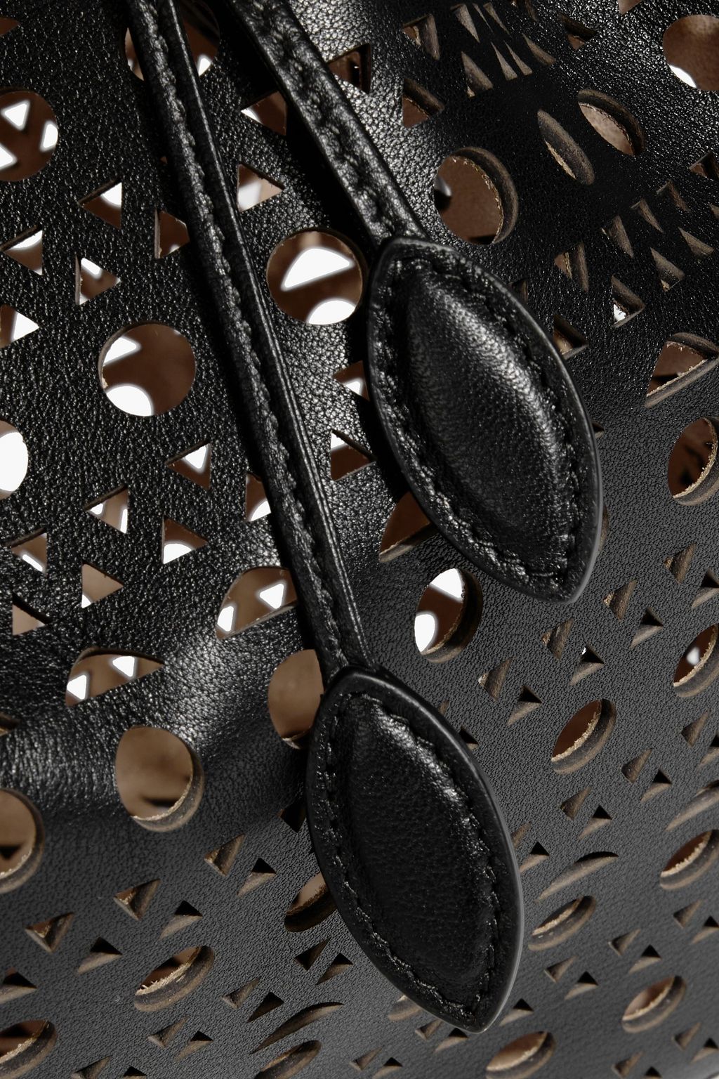 ALAÏA Rose Marie 28 laser-cut leather tote