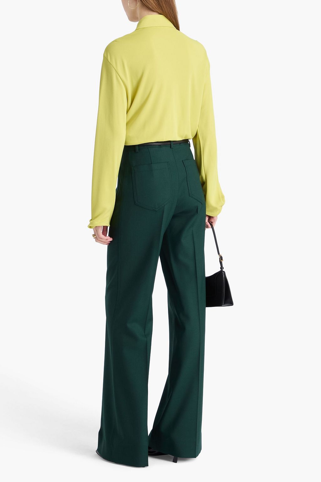 VICTORIA BECKHAM Twill flared pants