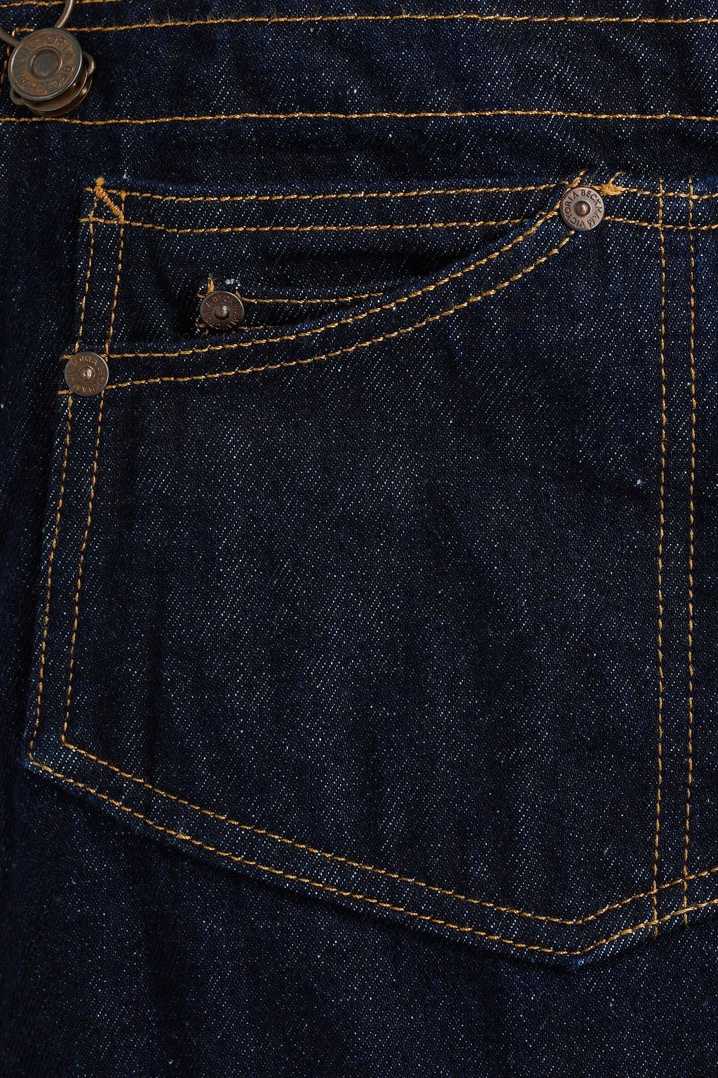 VICTORIA BECKHAM Denim midi skirt