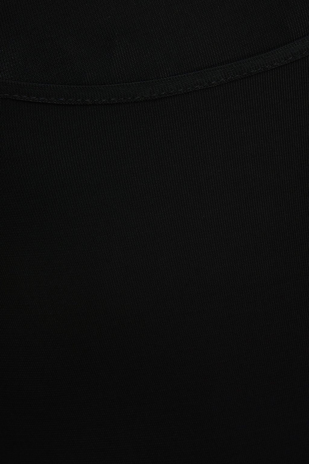 ALAÏA Layered stretch-jersey maxi dress