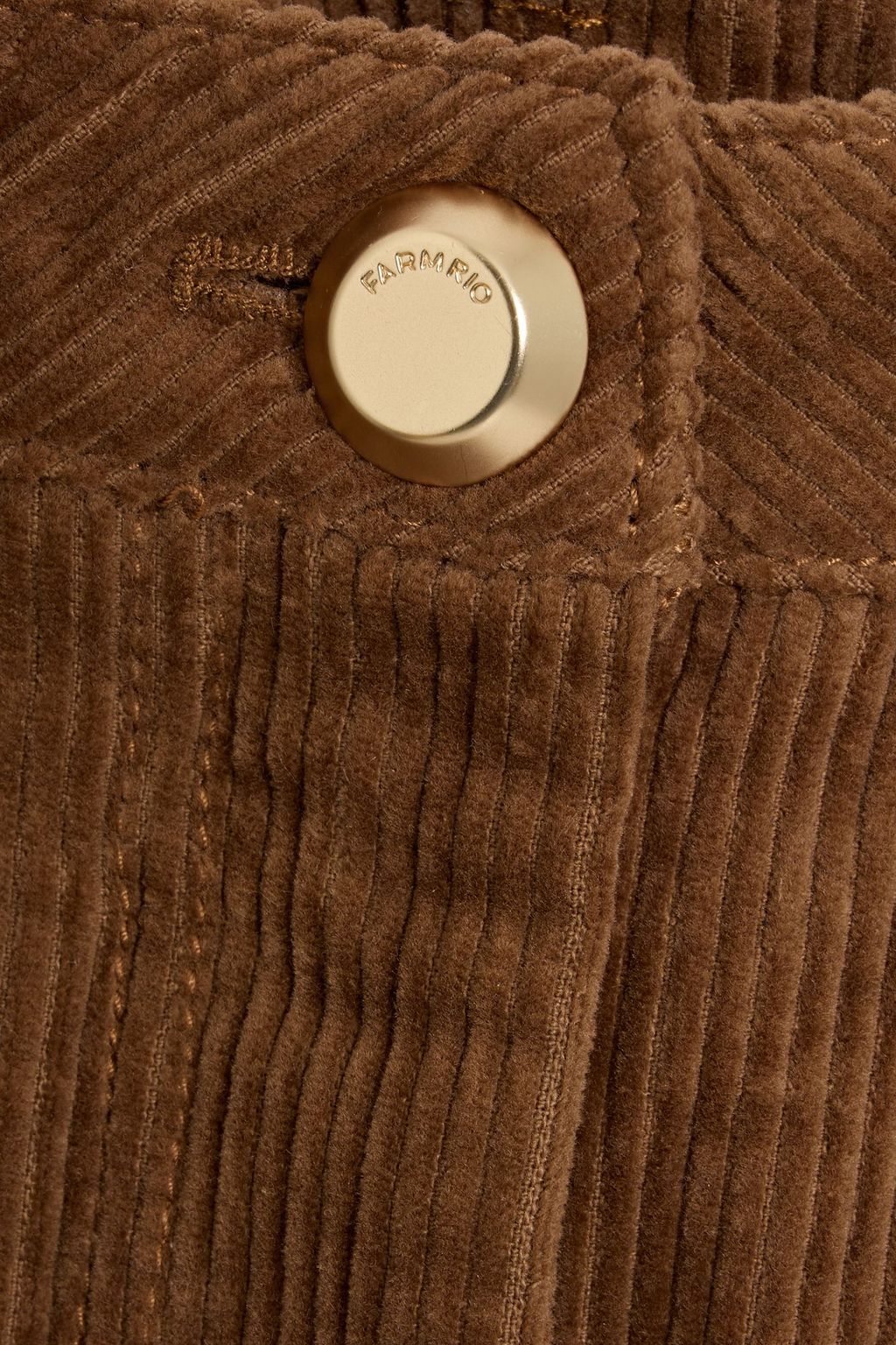 FARM RIO Cotton-corduroy shorts