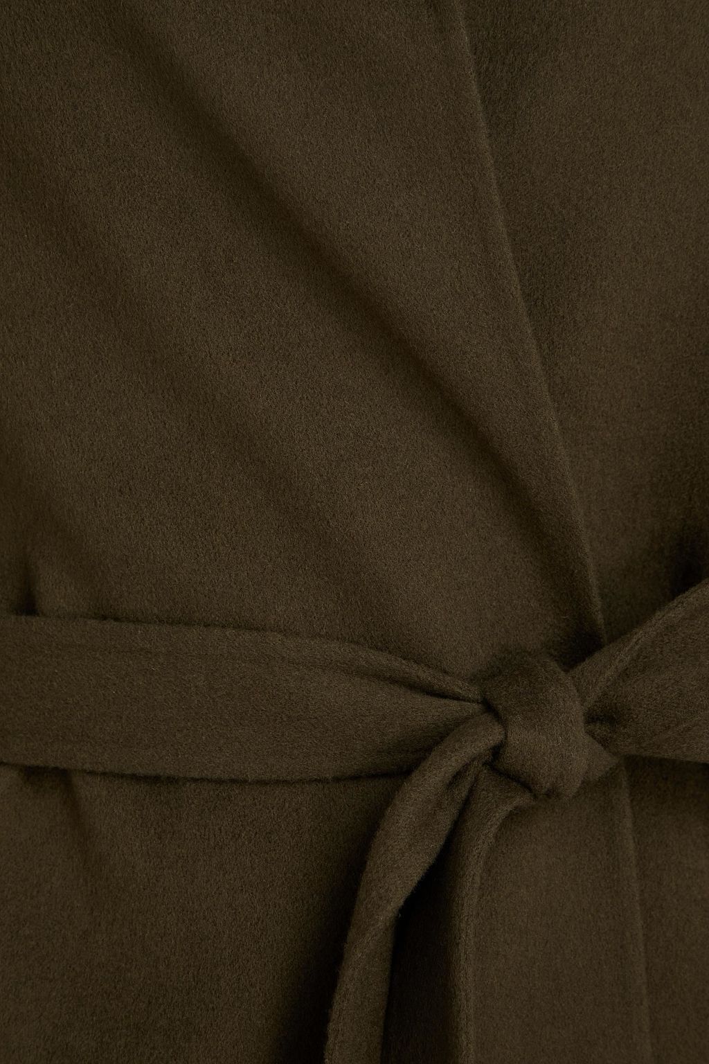 JOSEPH Cranwood belted wool and silk-blend felt coat