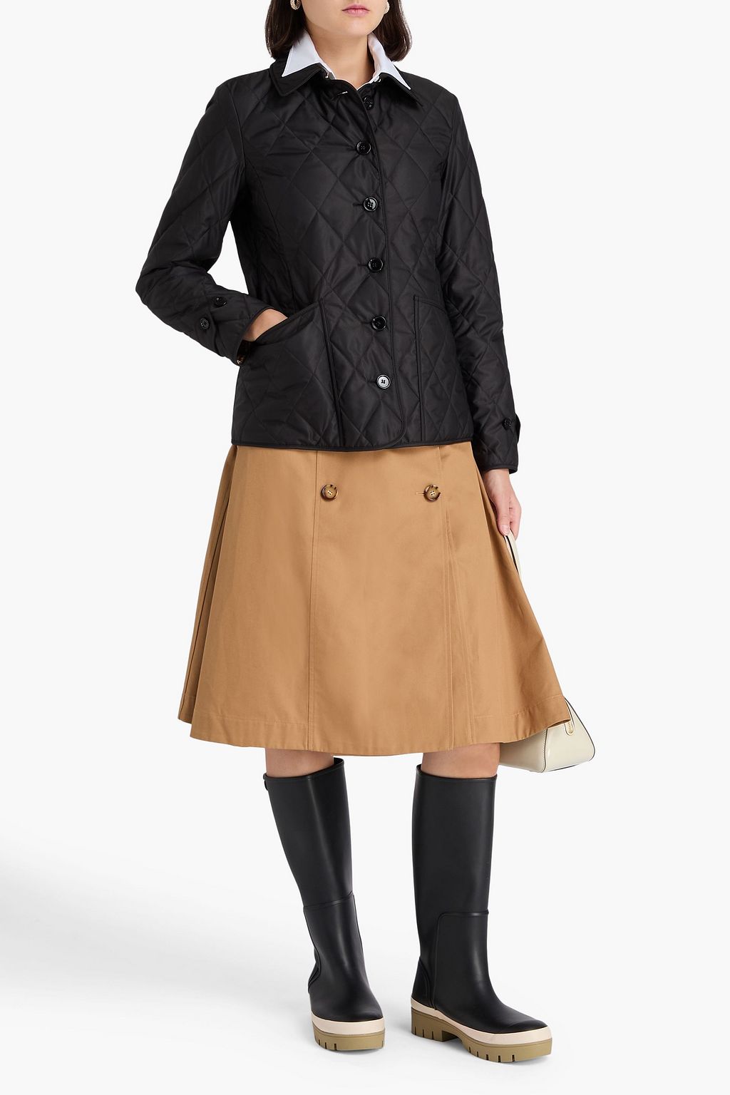 BURBERRY Quilted shell jacket