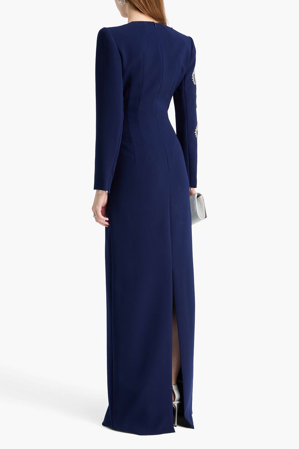 JENNY PACKHAM Embellished crepe gown