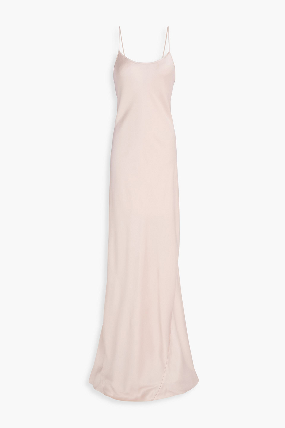 Victoria Beckham Satin-crepe Gown In Pink