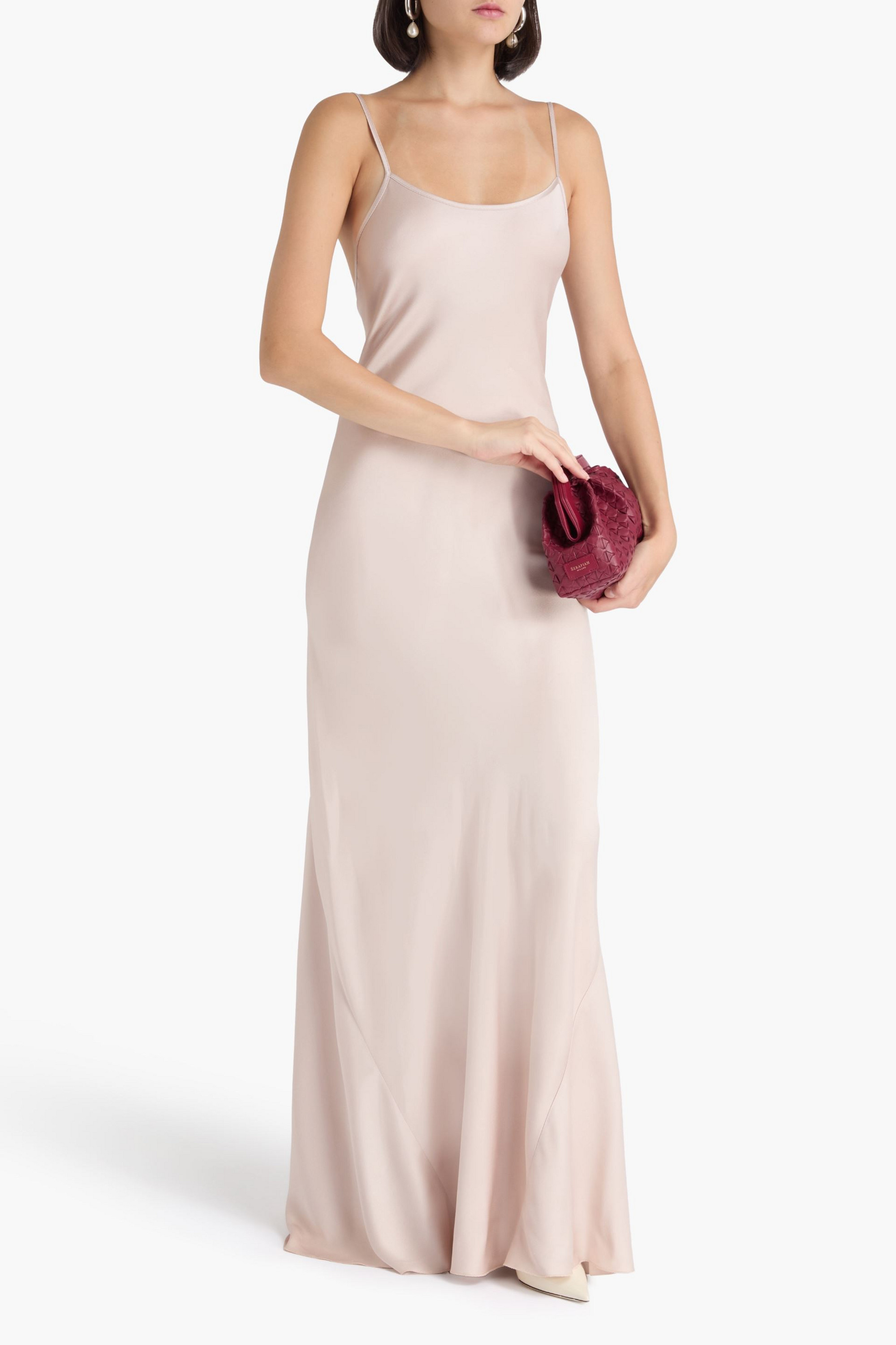 Victoria Beckham Satin-crepe gown