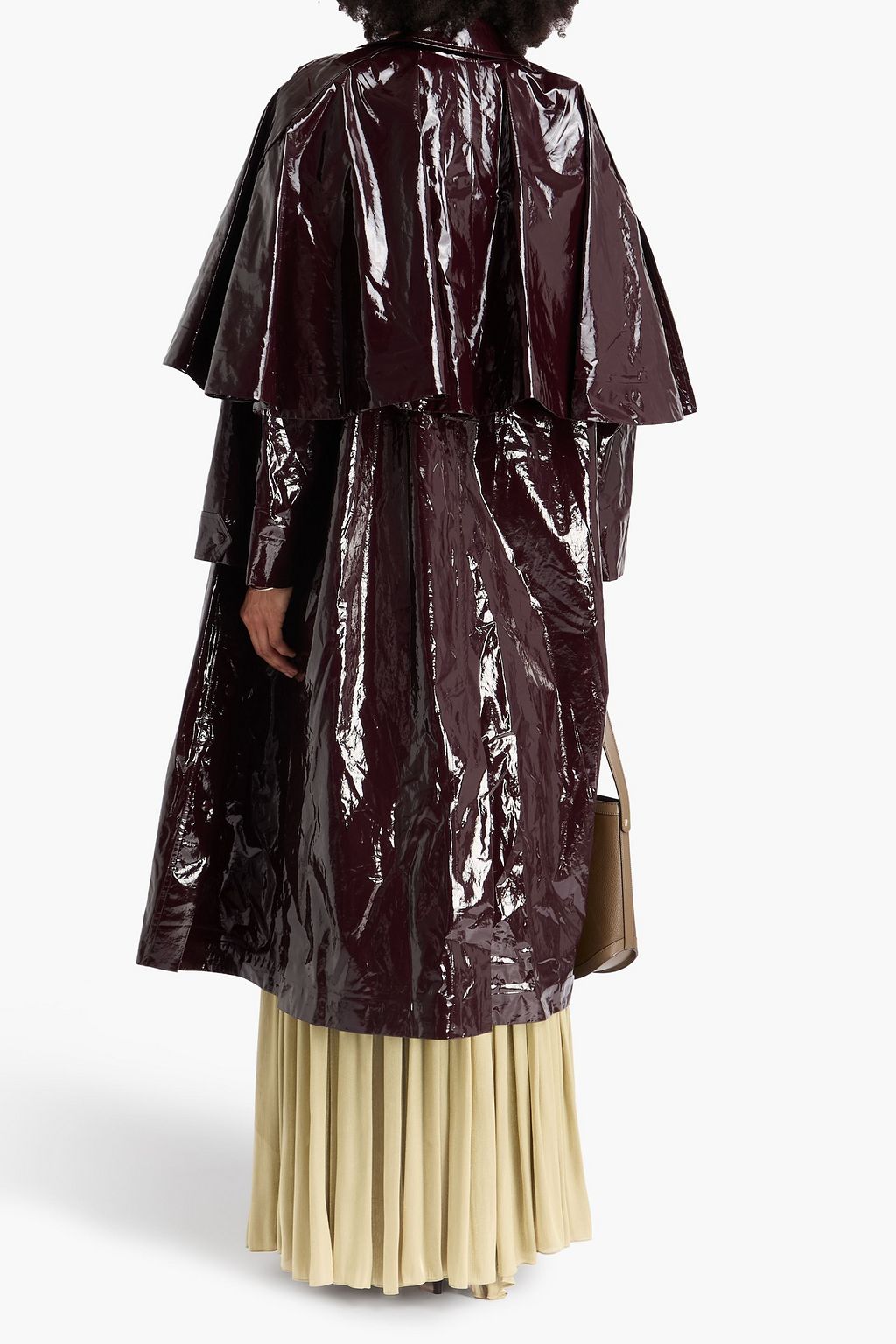 CHLOÉ Glossed trench coat