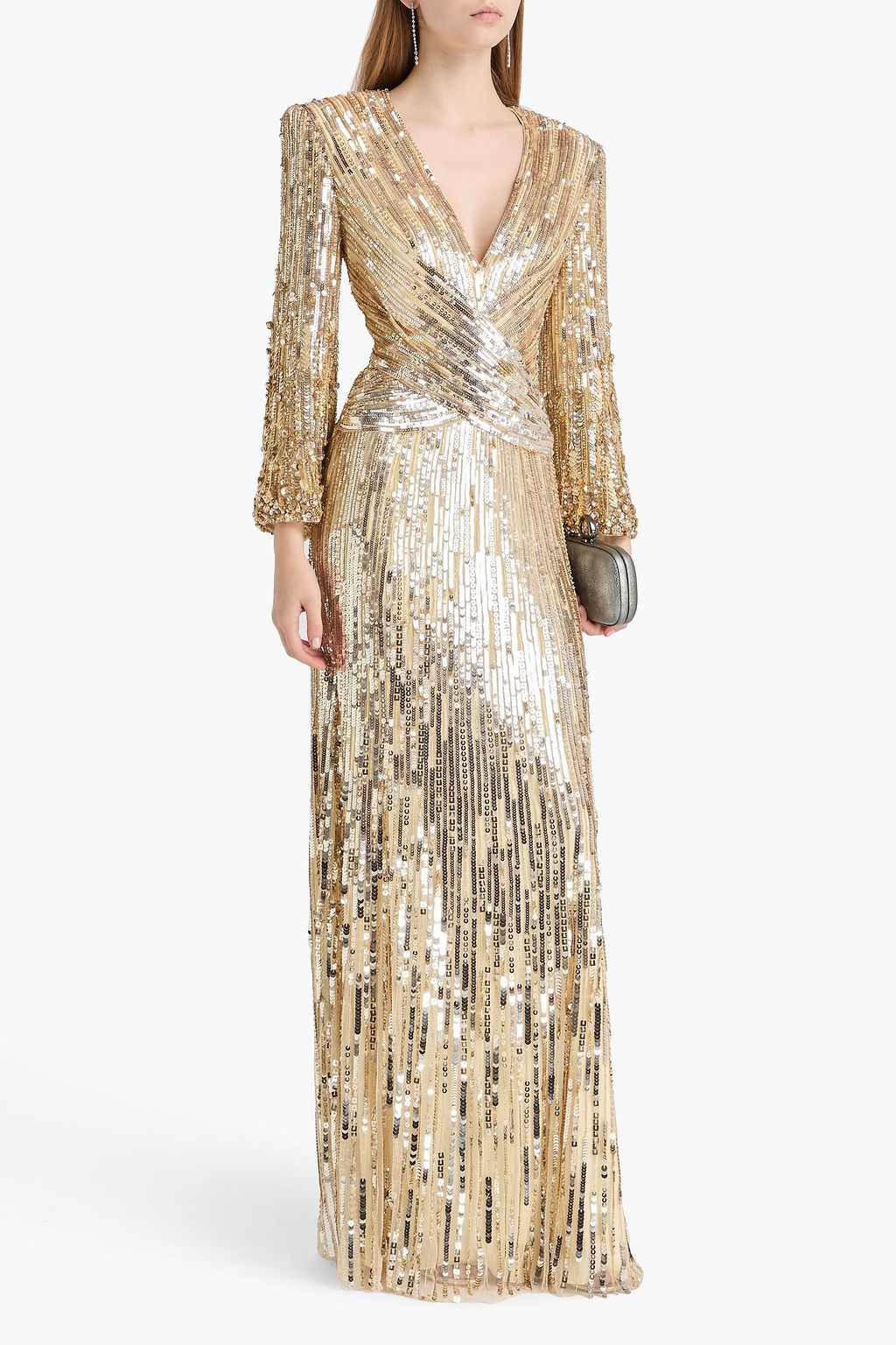 JENNY PACKHAM Cosmos embellished tulle gown