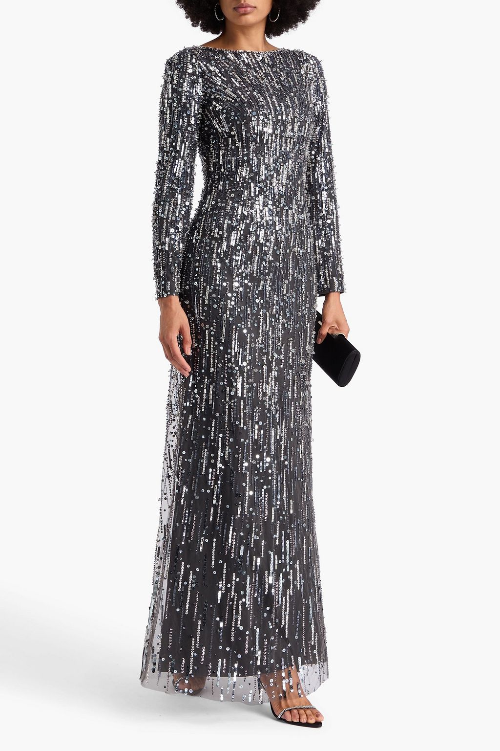 JENNY PACKHAM Atlas embellished tulle gown
