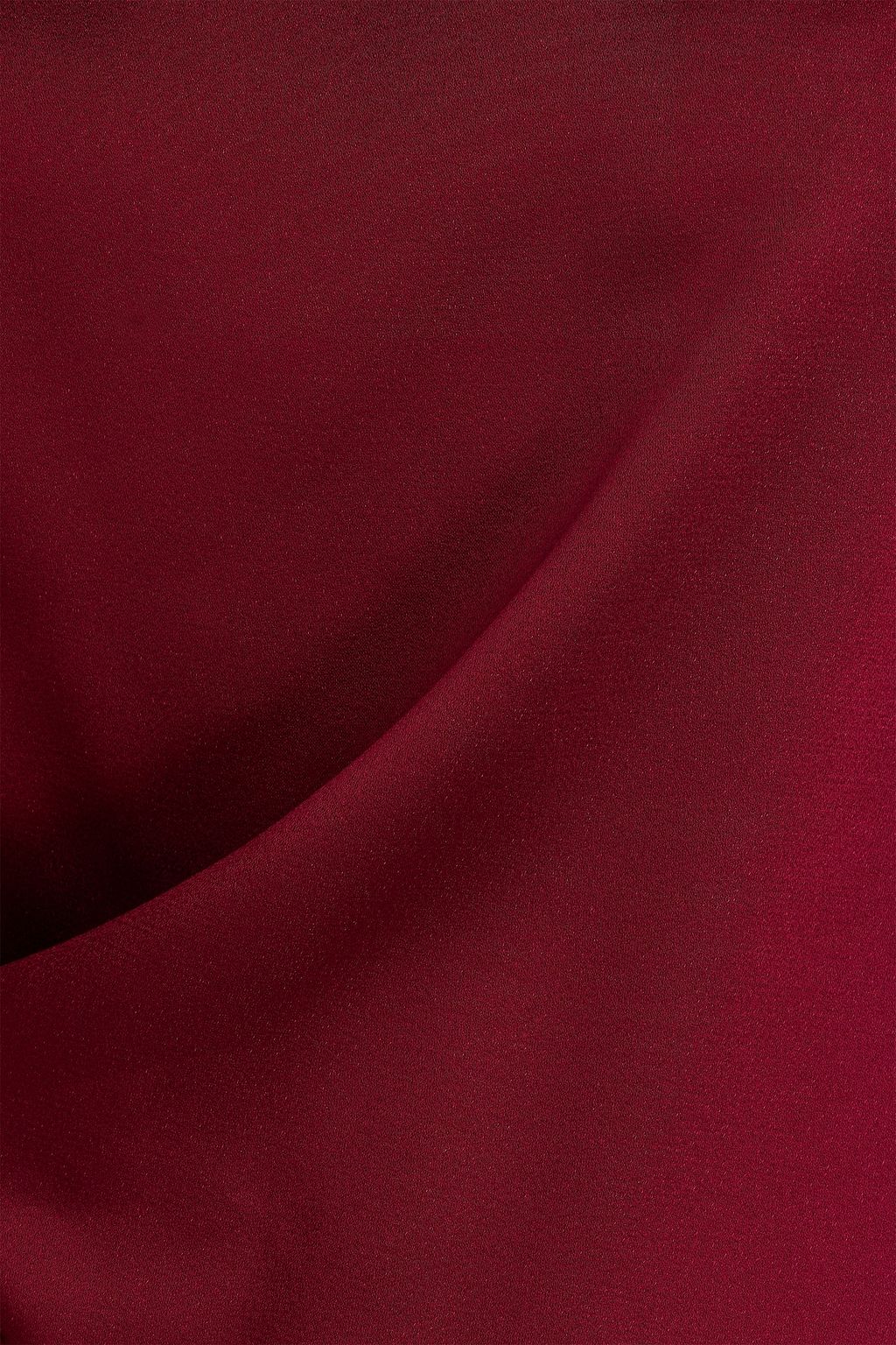 VICTORIA BECKHAM Asymmetric satin-crepe maxi dress