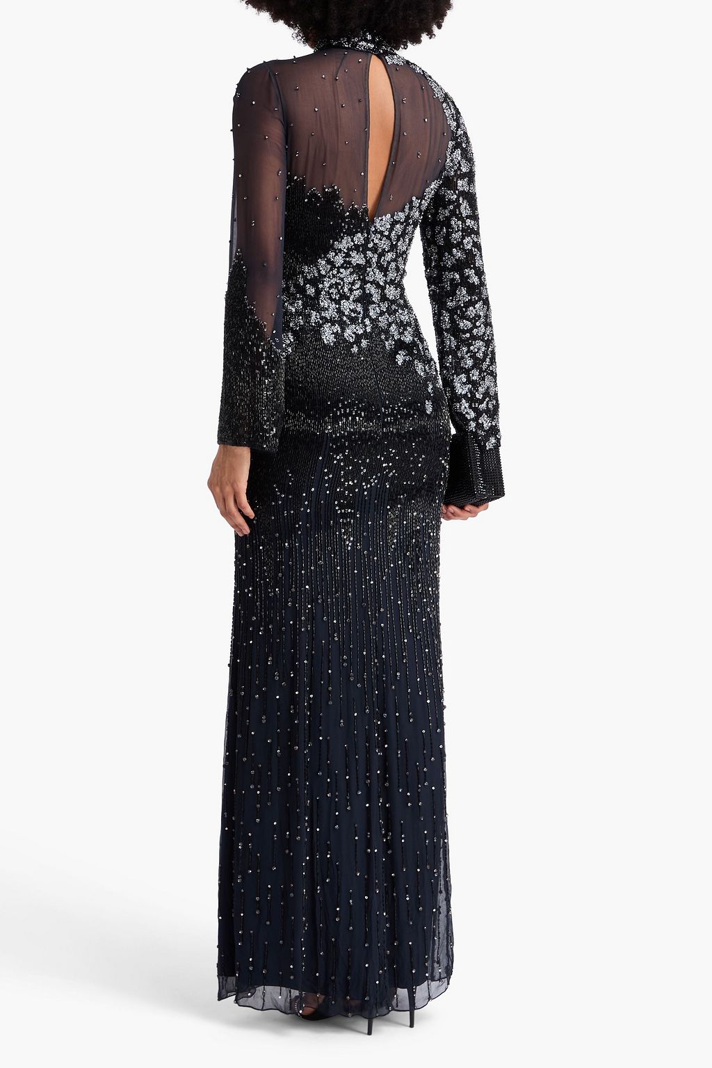 JENNY PACKHAM Starman embellished silk-chiffon gown