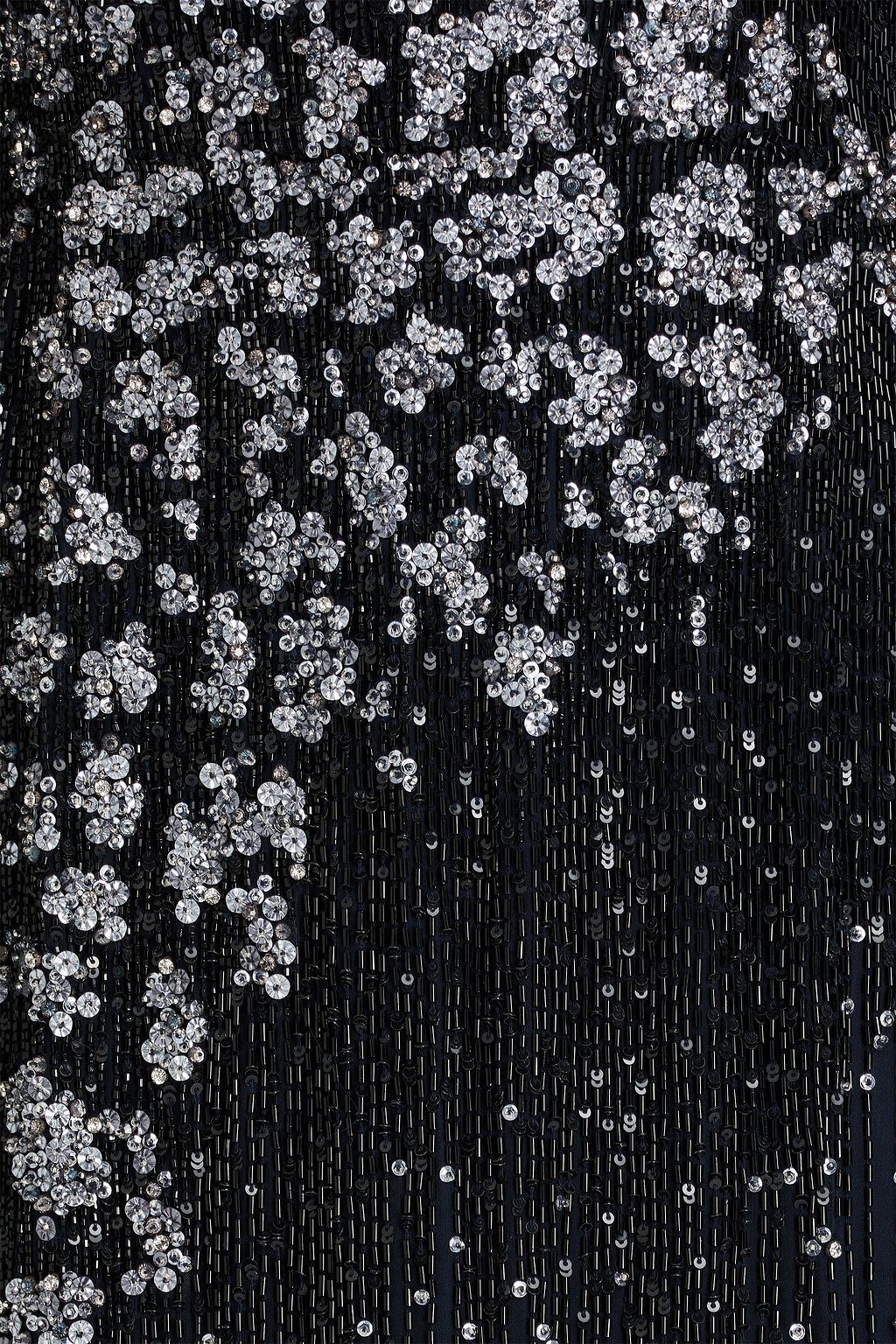 JENNY PACKHAM Starman embellished silk-chiffon midi dress