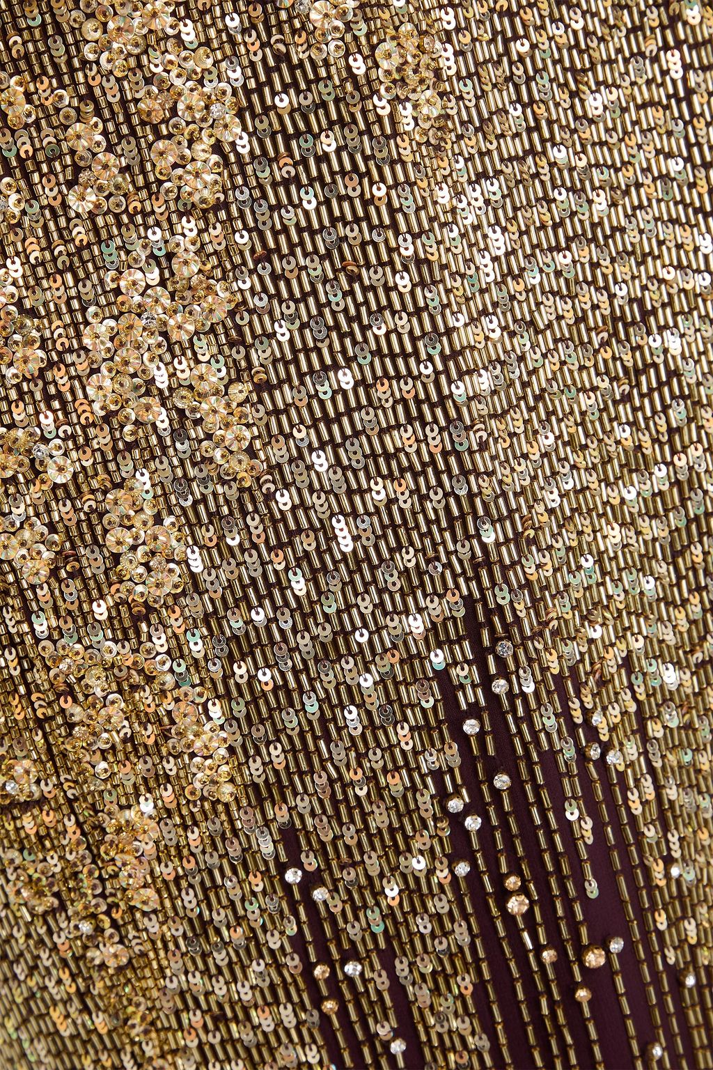 JENNY PACKHAM Starman embellished silk-chiffon midi dress