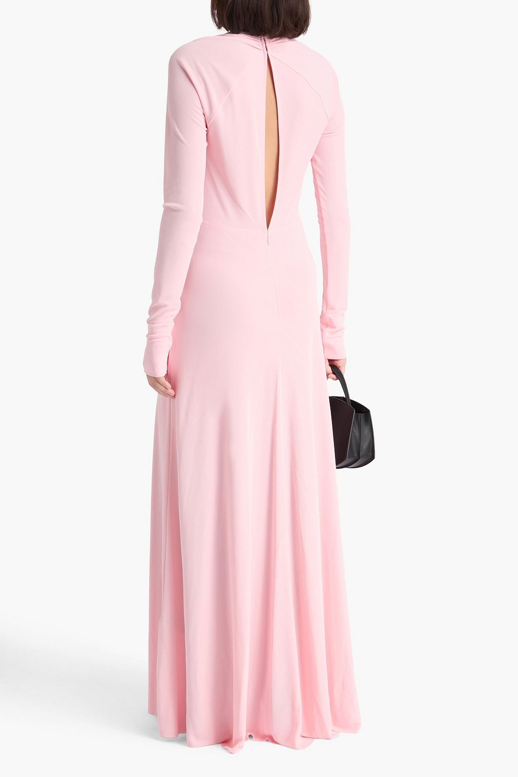 VICTORIA BECKHAM ジャージー マキシワンピース ドレープ入り