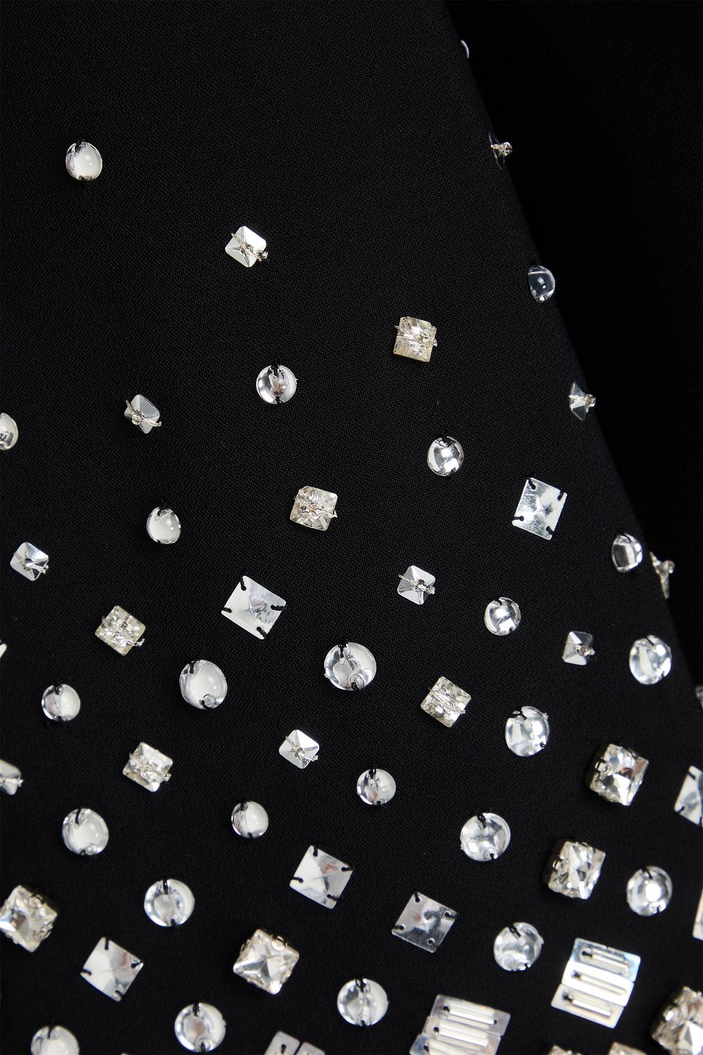 JENNY PACKHAM Crystal-embellished crepe midi dress