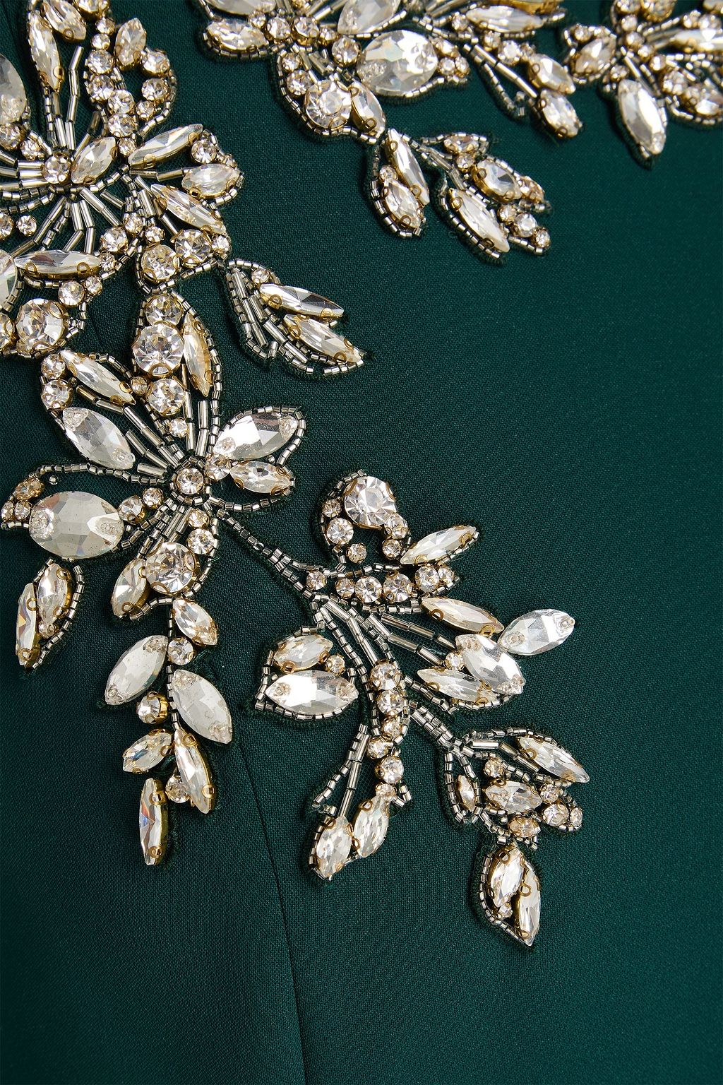 JENNY PACKHAM Embellished crepe midi dress