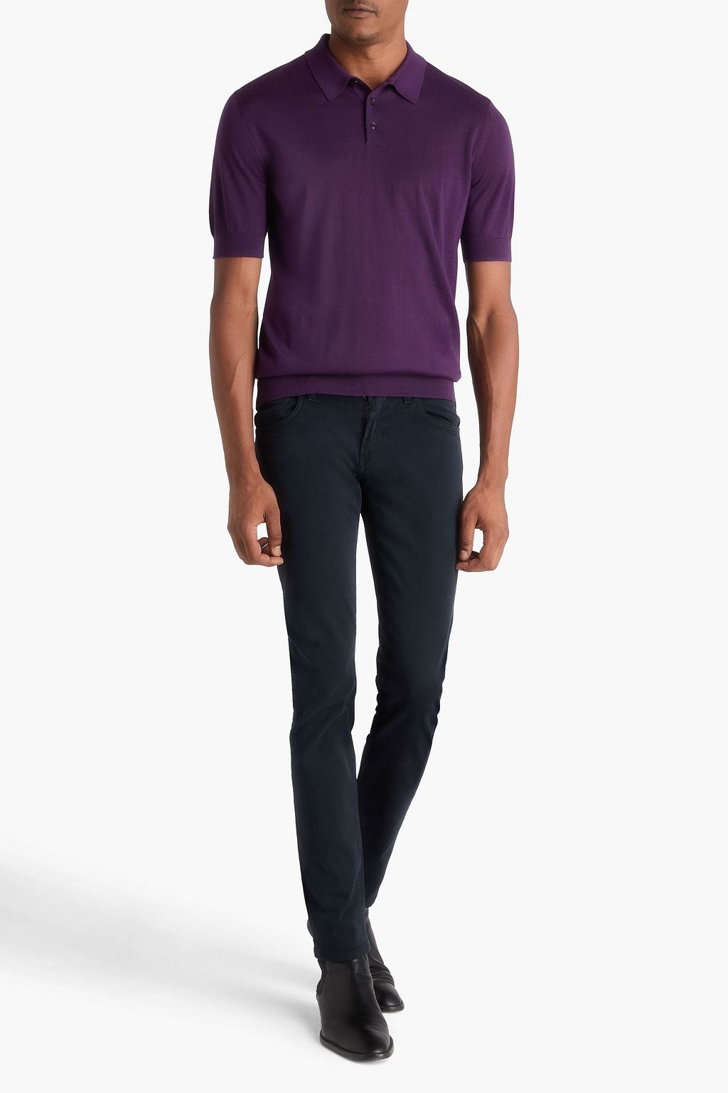 DOLCE&GABBANA Cashmere polo shirt