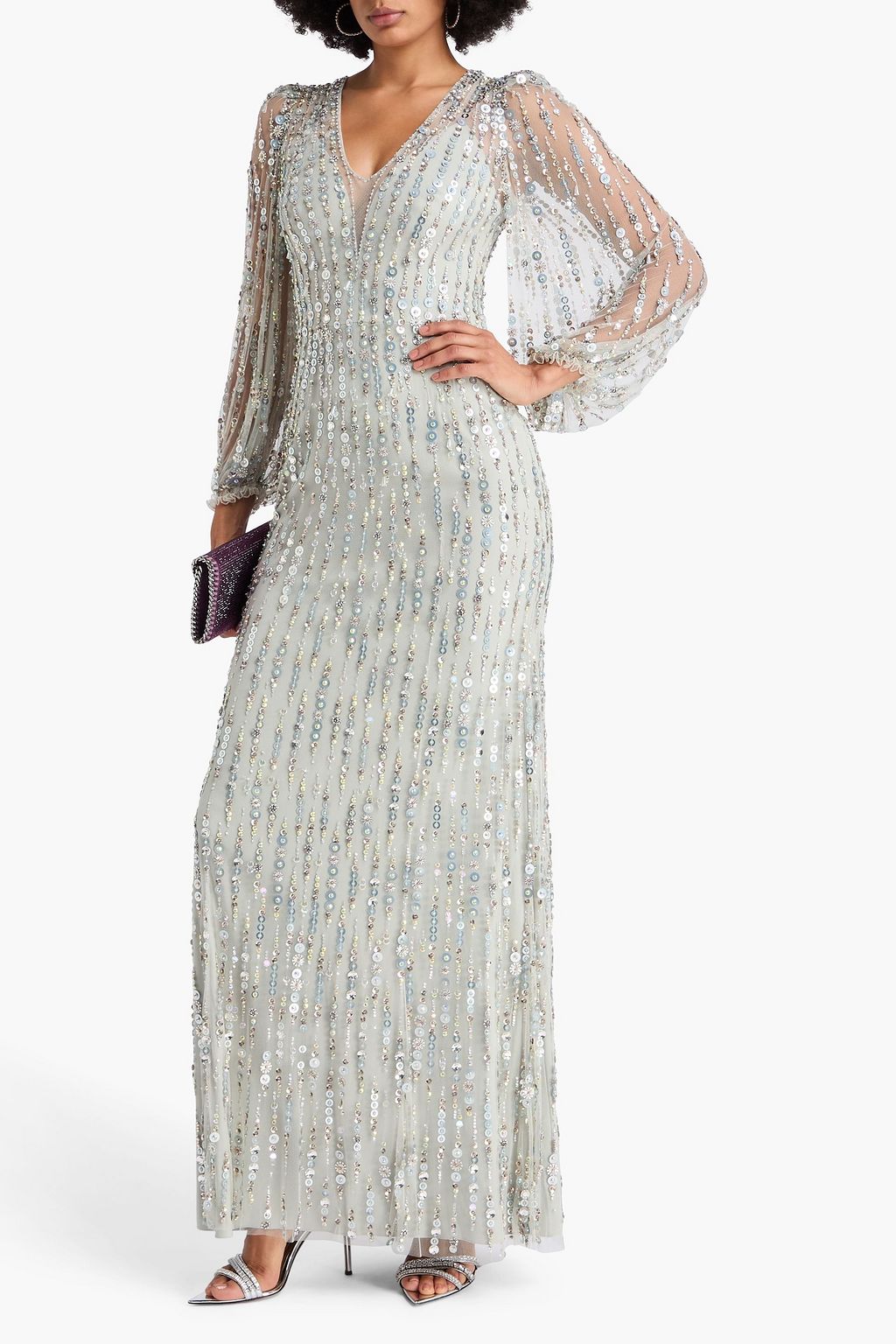 JENNY PACKHAM Embellished tulle gown