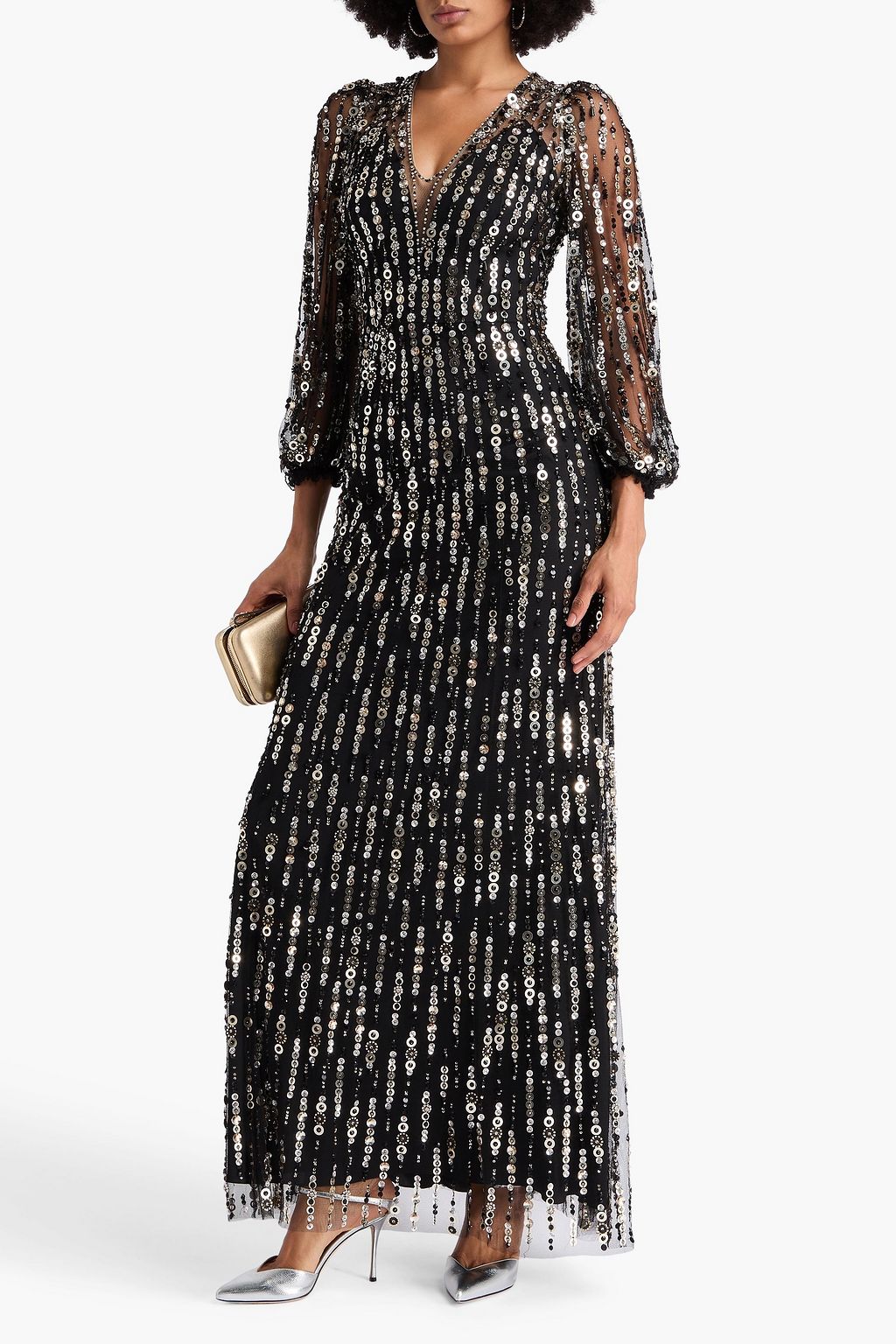 JENNY PACKHAM Embellished tulle gown