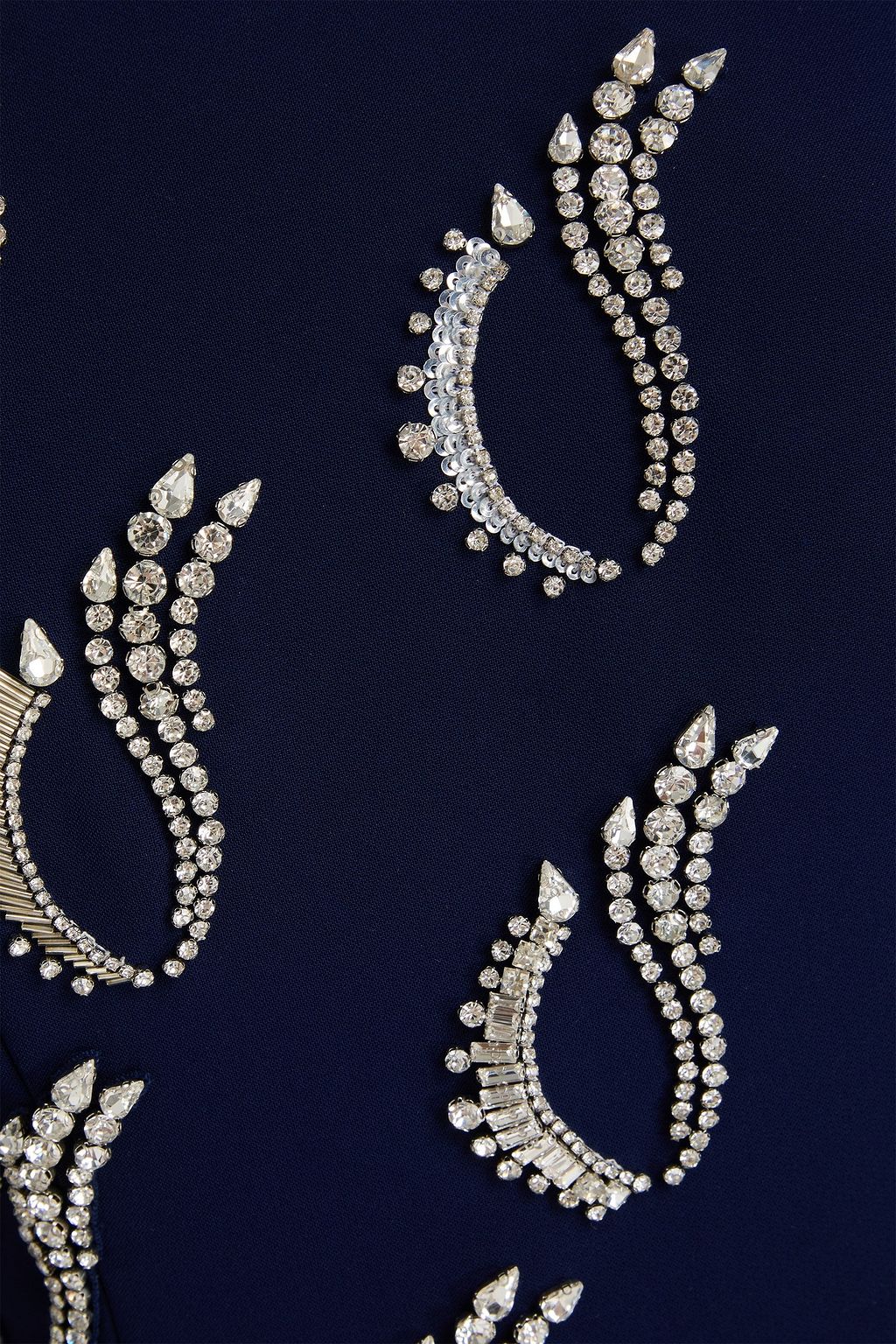 JENNY PACKHAM Embellished crepe dress