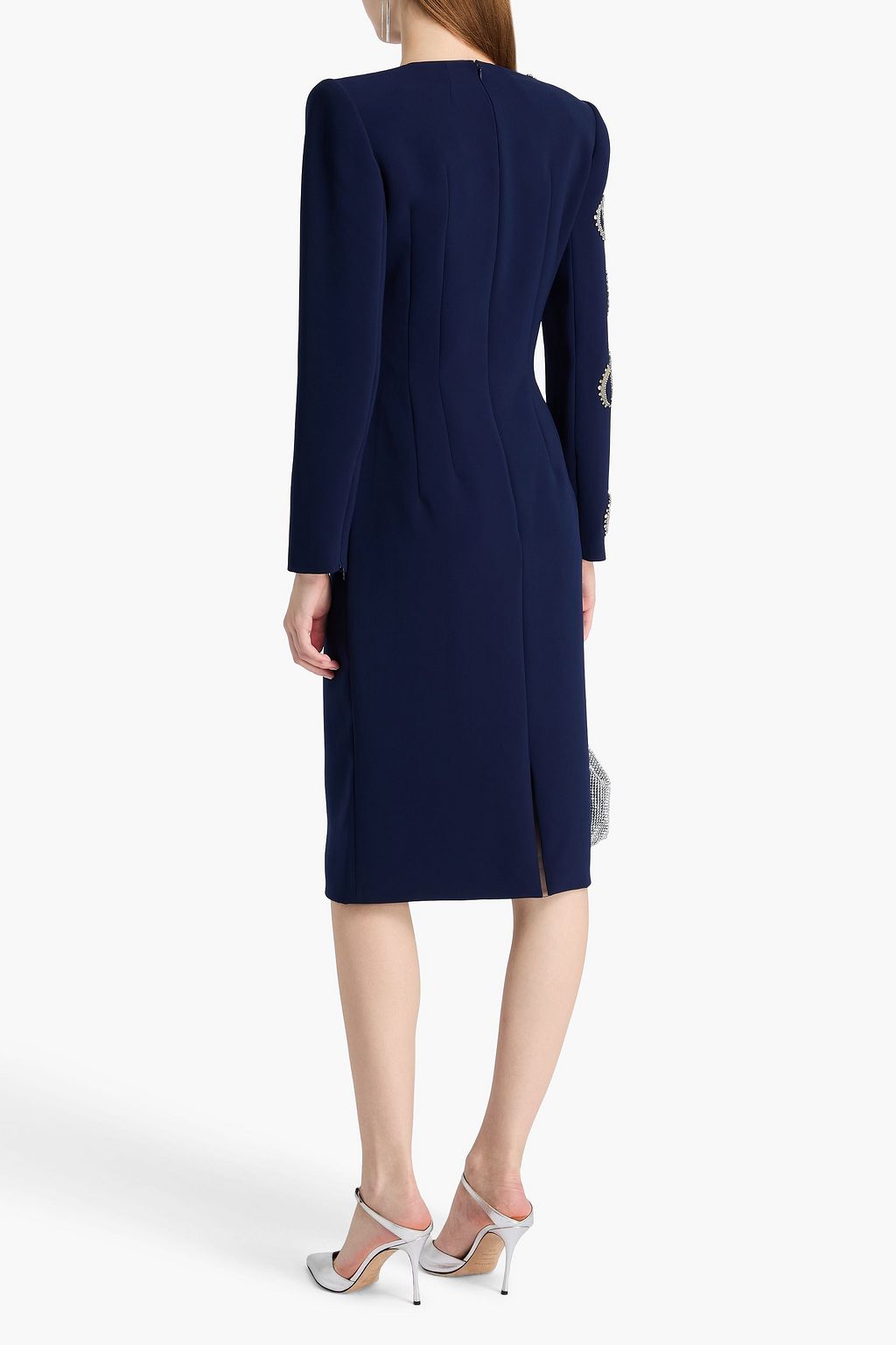 JENNY PACKHAM Embellished crepe dress