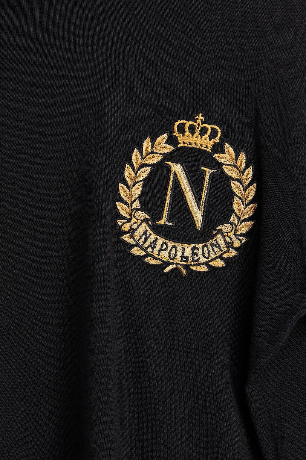 DOLCE&GABBANA Embroidered wool and silk-blend sweater