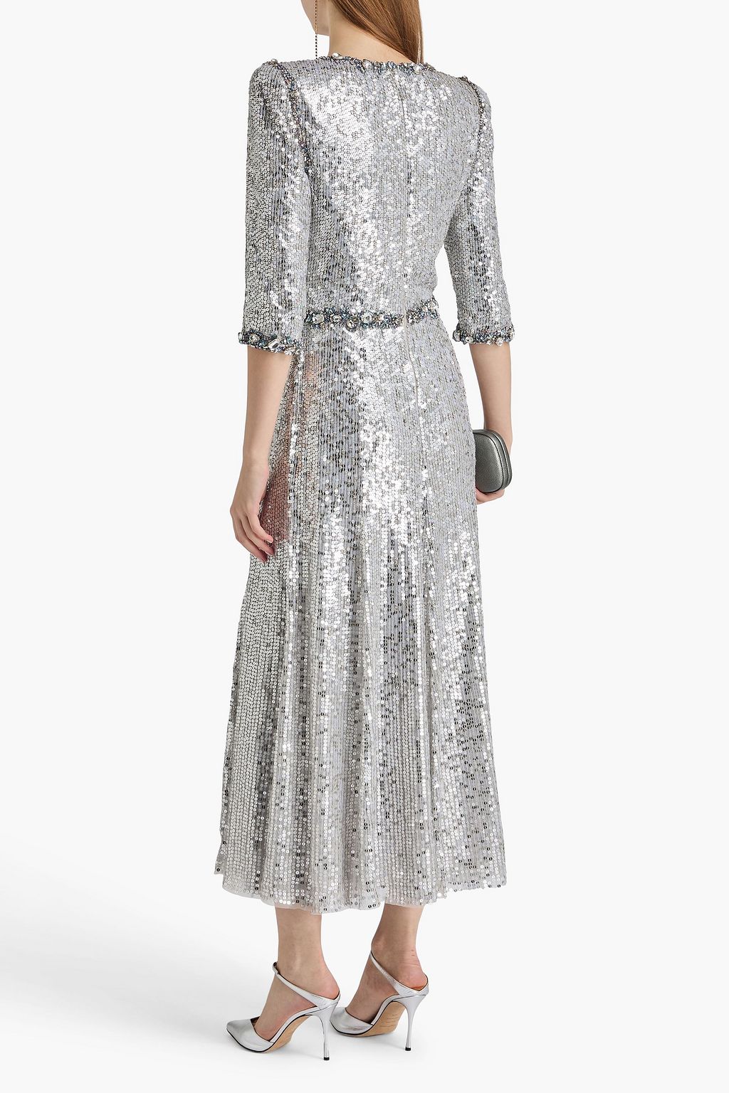 JENNY PACKHAM Pretty Thing embellished tulle midi dress