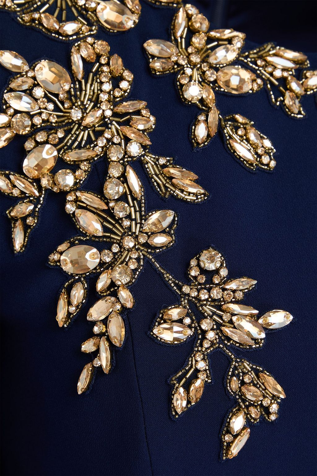 JENNY PACKHAM Embellished crepe midi dress