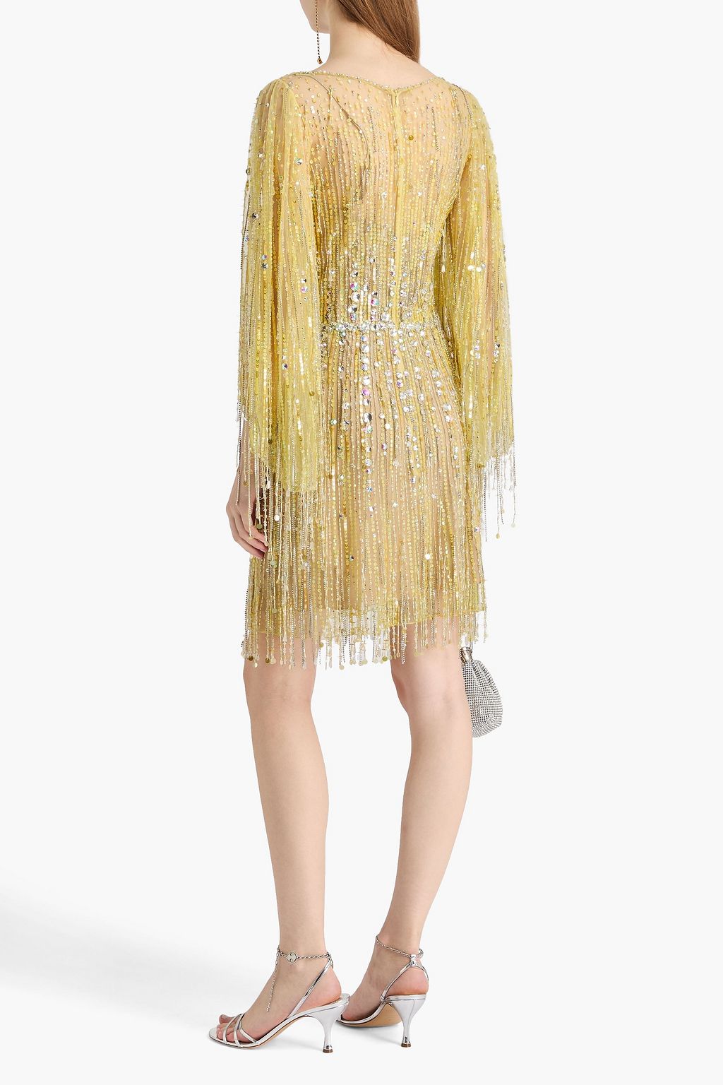 JENNY PACKHAM Dazzle sequin-embellished tulle mini dress