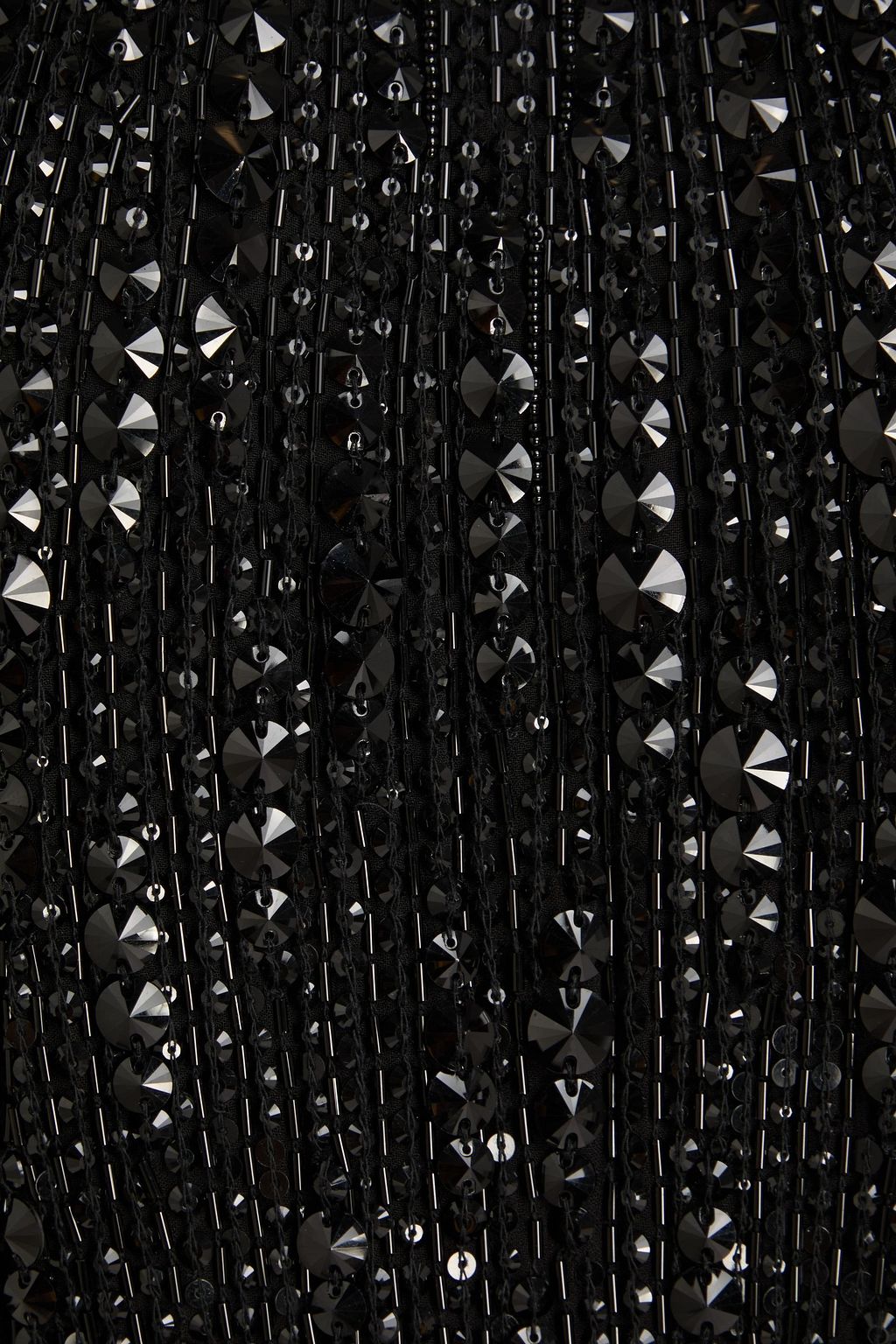 JENNY PACKHAM 織地 ミニワンピース クリスタル付き