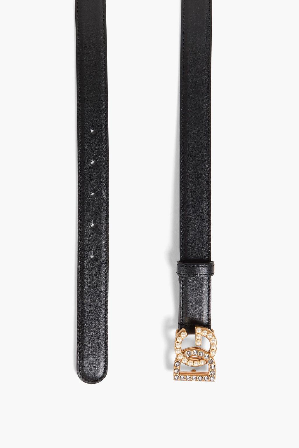 DOLCE&GABBANA Embellished leather belt