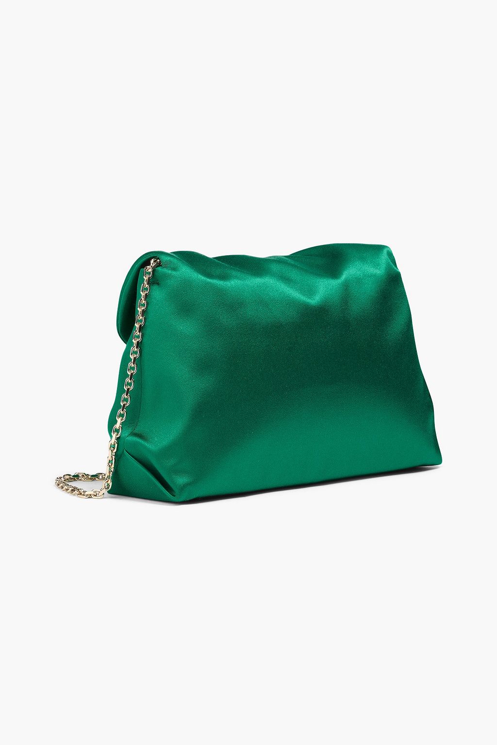 ROGER VIVIER حقيبة كتف من الساتان المزيّن