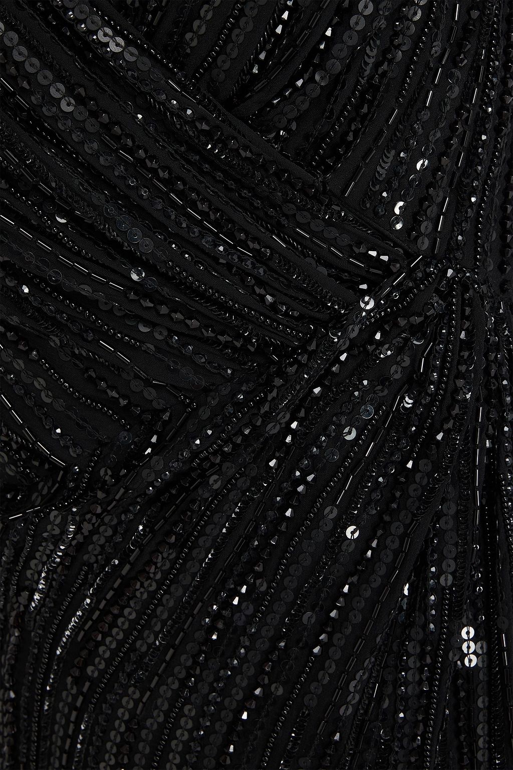 JENNY PACKHAM シフォン ラップ風ロングドレス