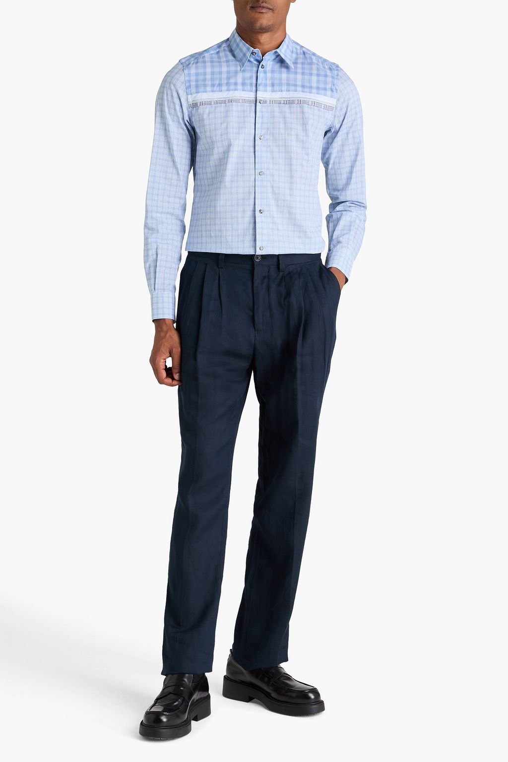 DOLCE&GABBANA Tapered linen pants | THE OUTNET