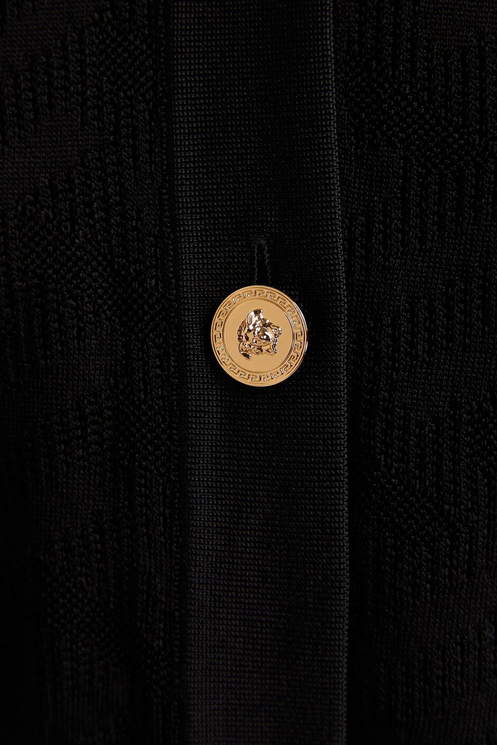 VERSACE كارديغان قصير من نسيج بحبكة الجاكار