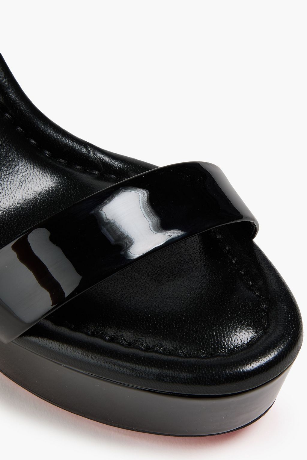 CHRISTIAN LOUBOUTIN Movida patent-leather platform sandals