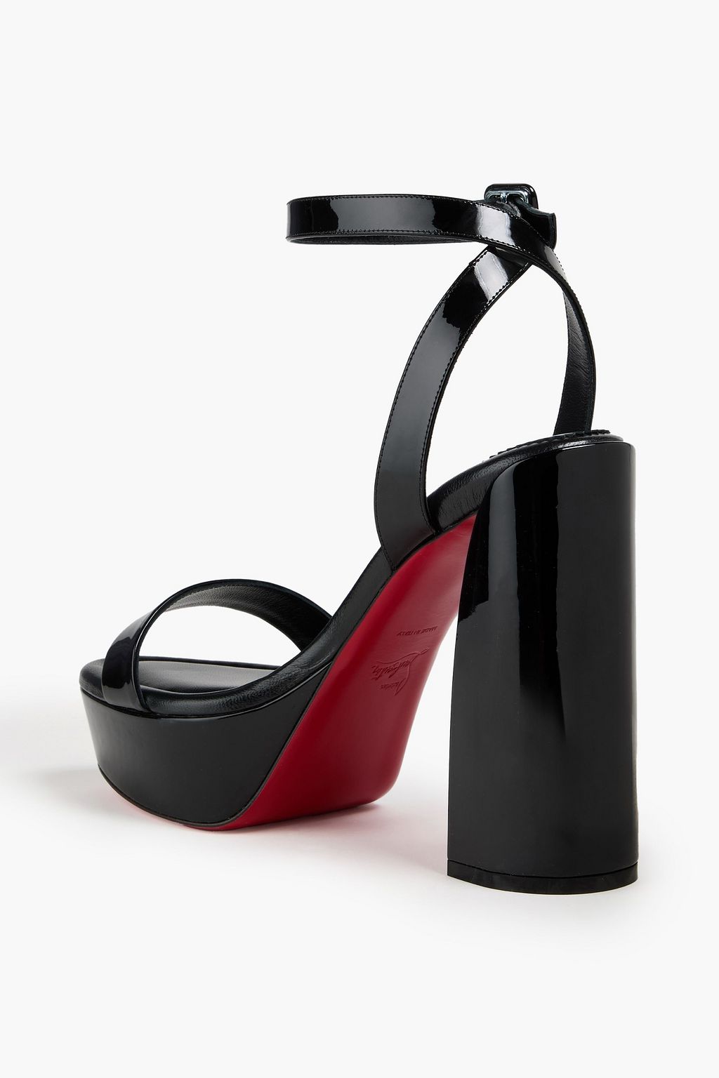 CHRISTIAN LOUBOUTIN Movida patent-leather platform sandals