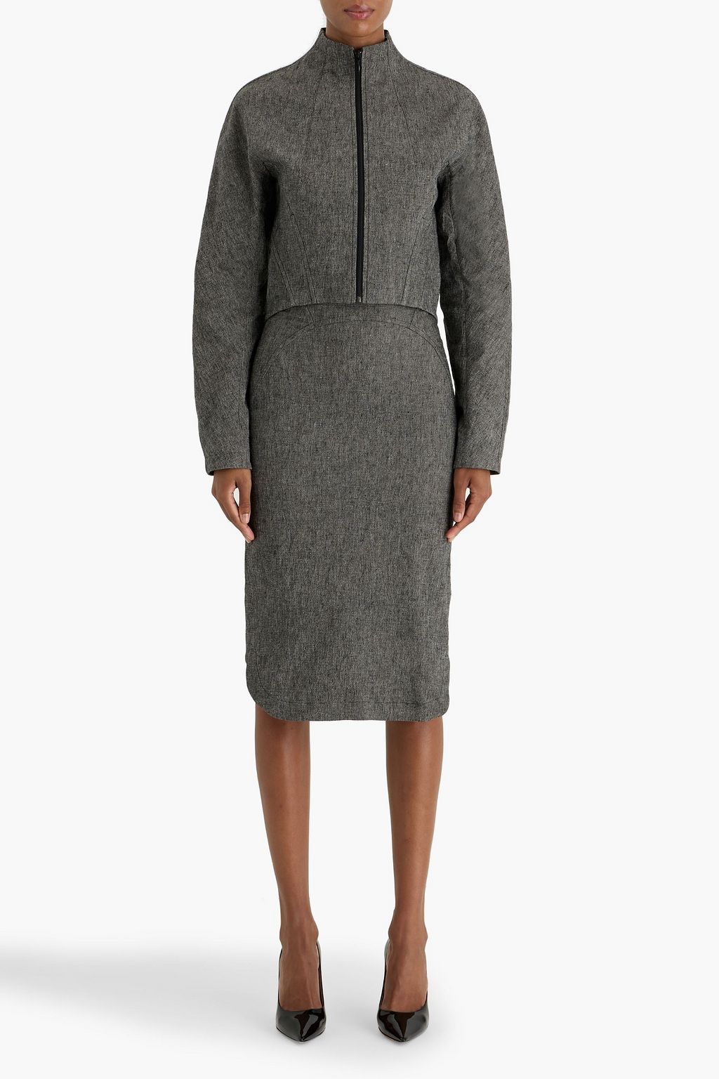 ALAÏA Linen-blend jacket